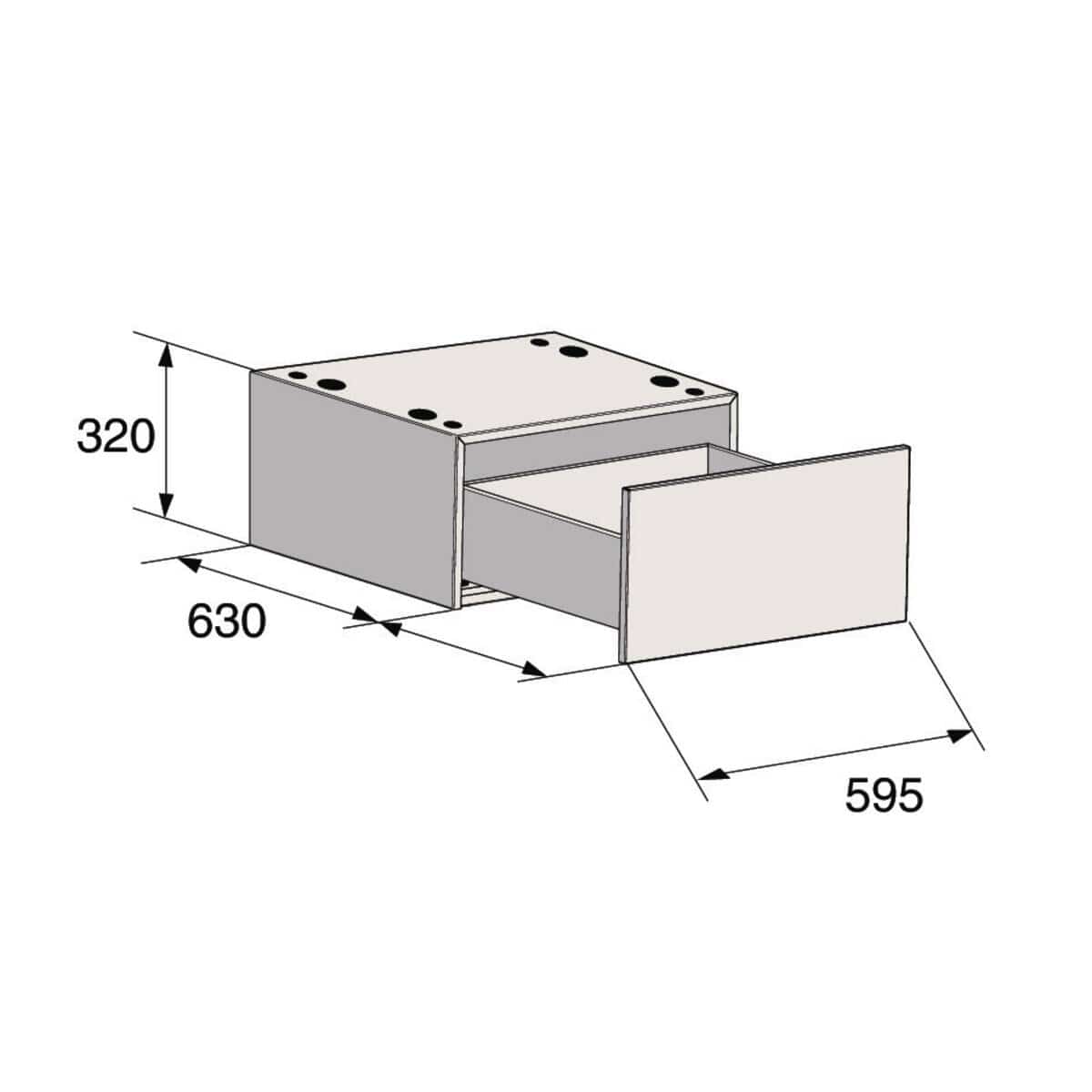 Asko HP320W Sokkel wit - Image 3