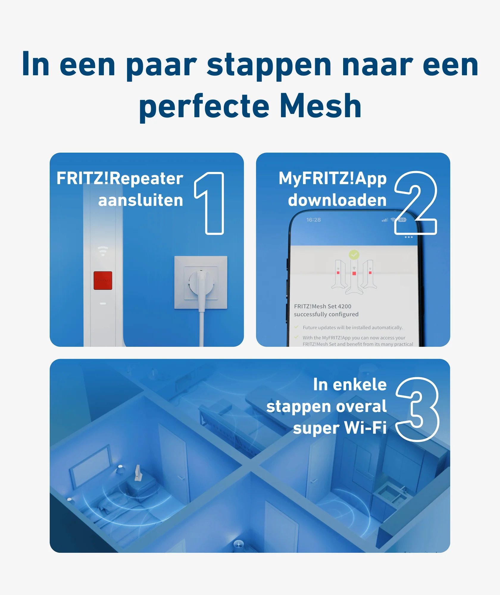 FRITZ!Mesh Wi-Fi Set 4200 3-Pack - Image 4