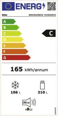 Beko B5RCNA366HG Manhattan Grey - Image 8