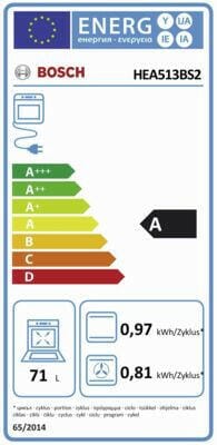 Bosch HEA513BS2 (alleen voor combinatie met elektrische kook - Image 5