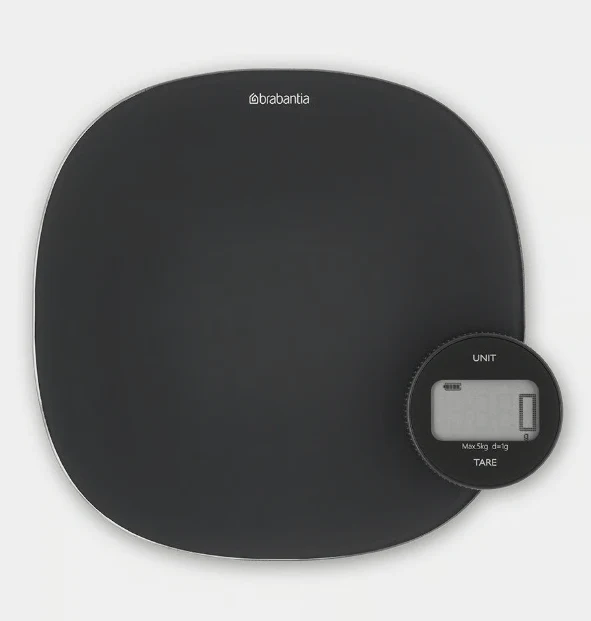 Brabantia Keukenweegschaal TASTY+ Dark Grey