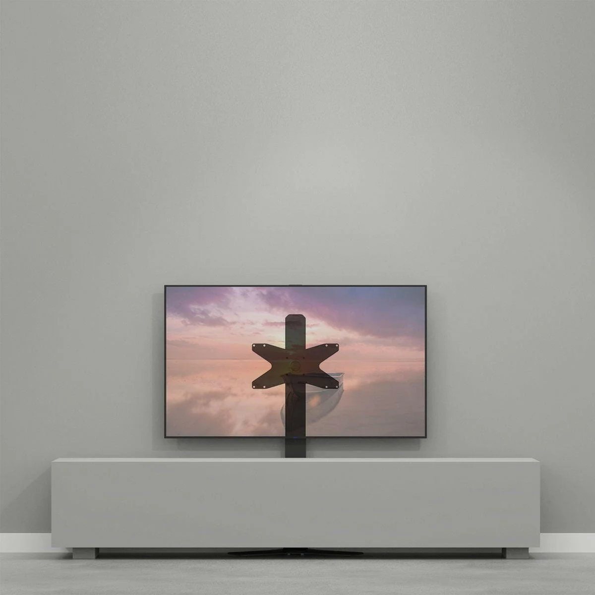 Cavus Vloerstandaard Hybrid 120cm Hoog Vesa 400x200 Zwart - Image 4