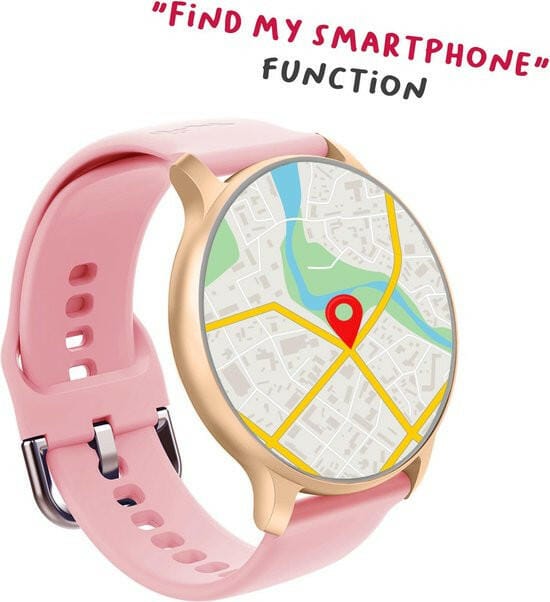 Celly Trainermoon Smartwatch Round Roze - Image 3