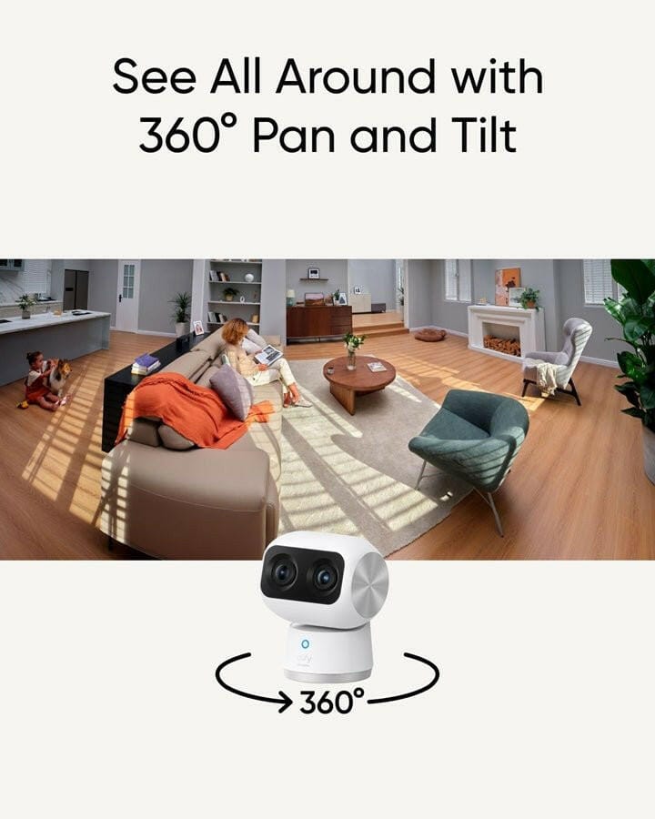 Eufy Indoor Cam (S350) Dual lens - Image 4