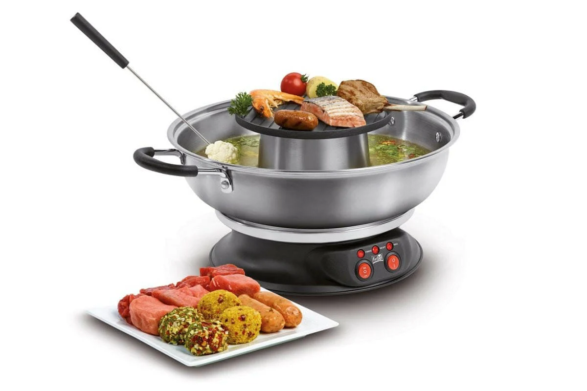Fritel FG 2970 Culinary Fondue & Grill zilver