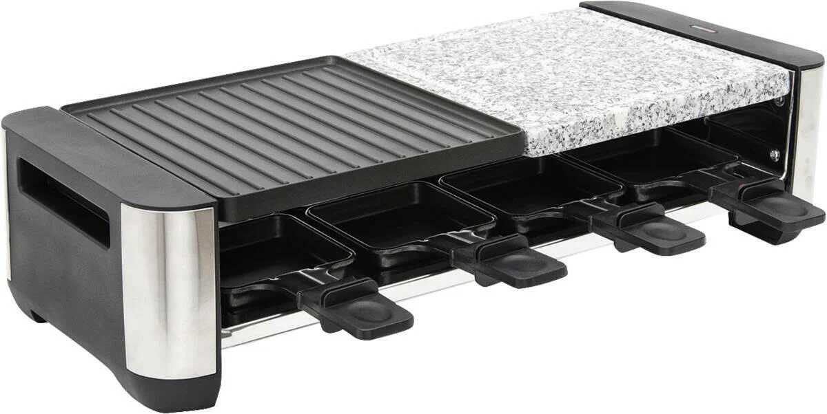 Fritel RSG 3280 Raclette Stone Grill zwart-zilver