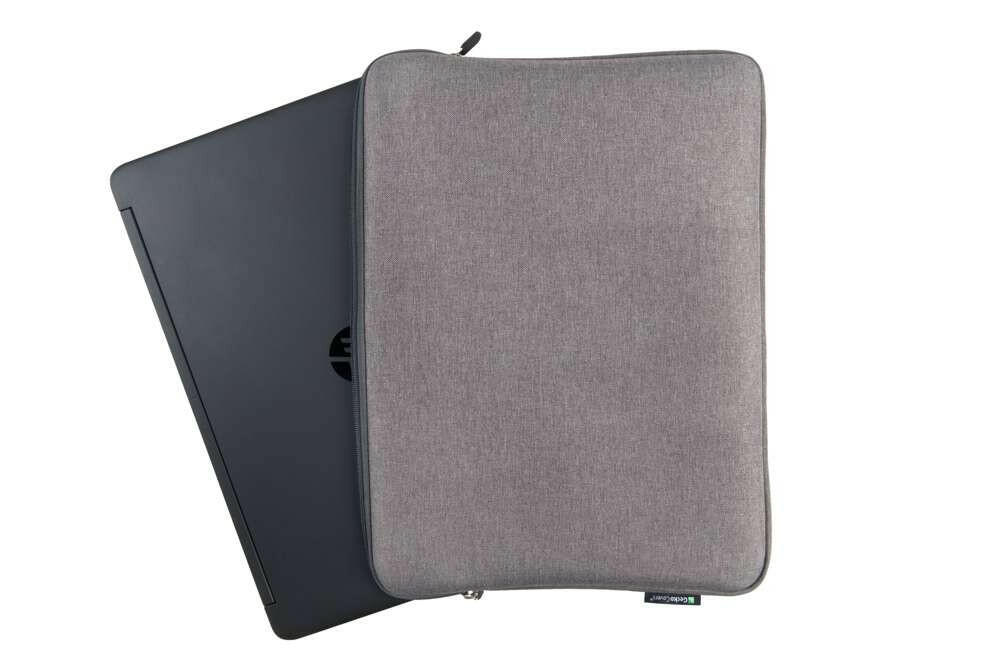 Gecko Universal Eco Laptop Case 13 inch Zipper Sleeve zwart