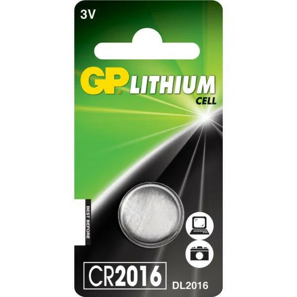 GP BATTERIJ KNOOPCEL CR2016 3V - Image 2