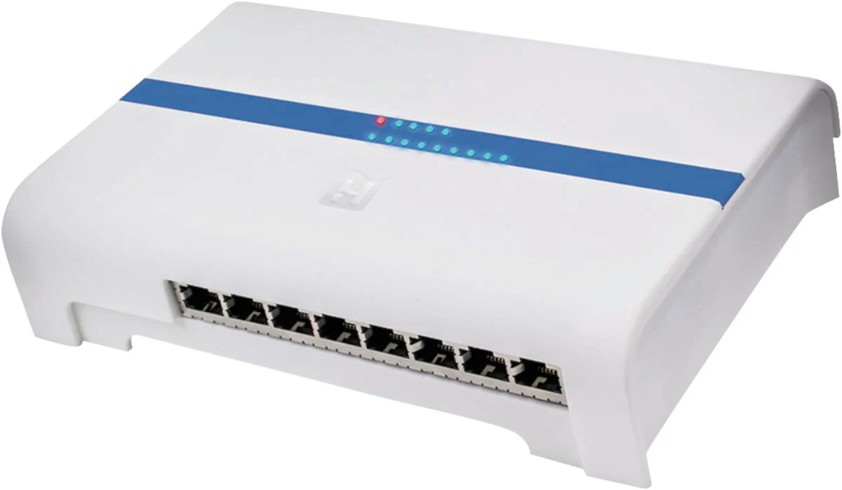 Hirschmann Gigabit Switch 8 Poorts incl 4 Poorts PoE
