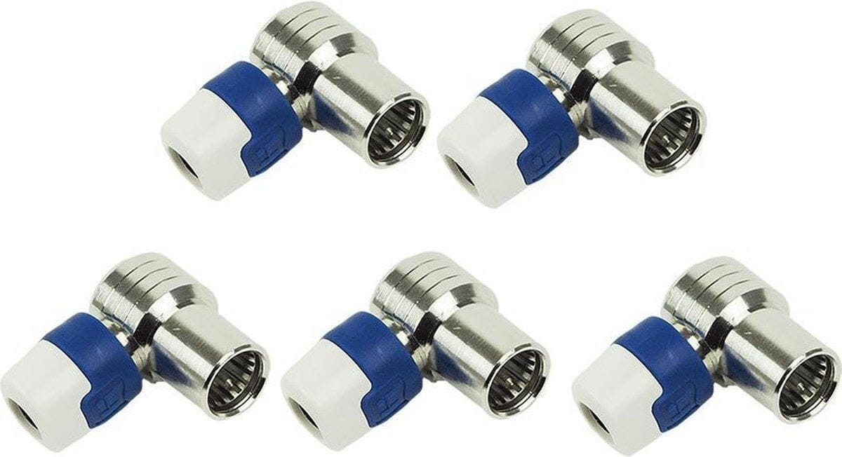 Hirschmann CATV Push On F-Connectoren 5 stuks