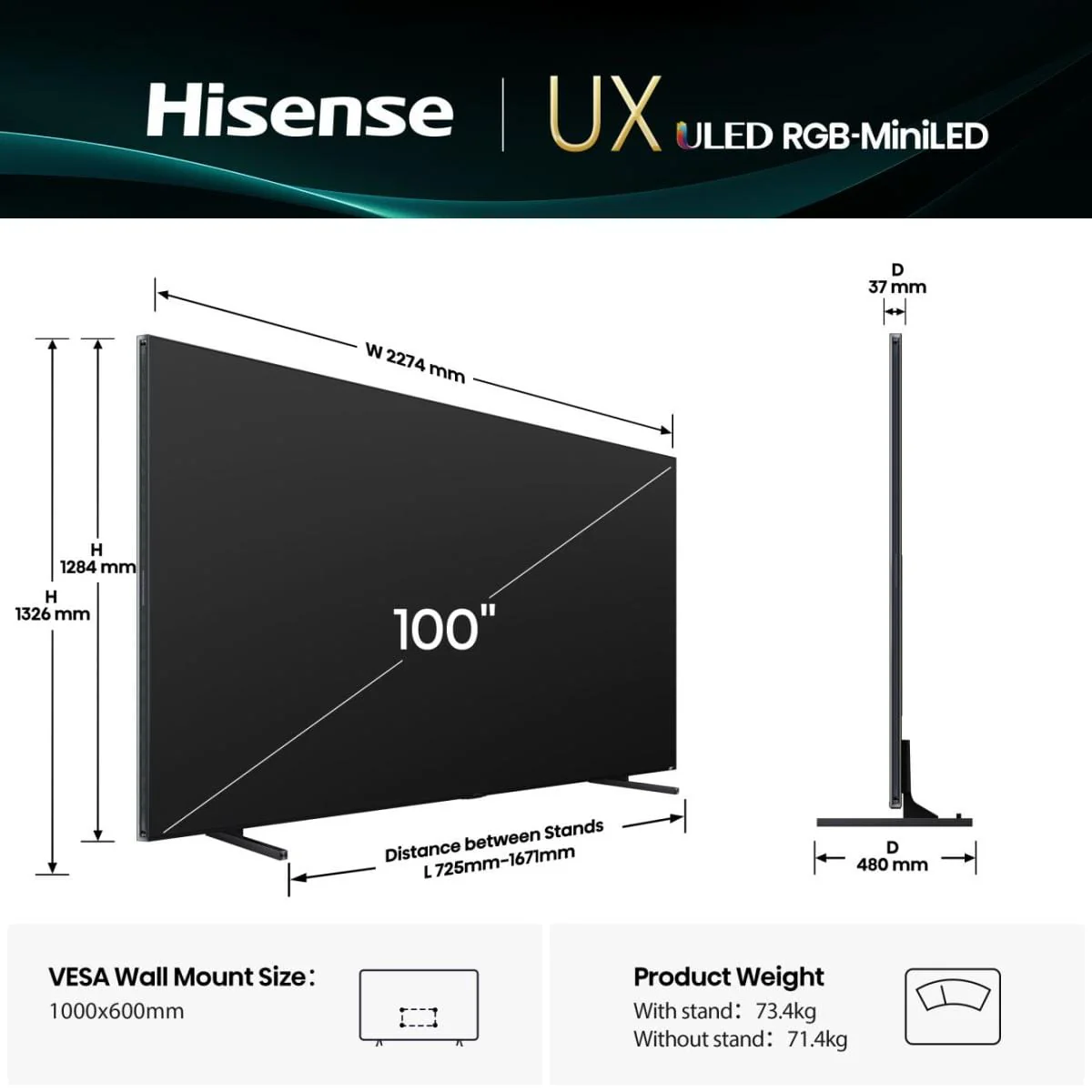 Hisense 100UXQ - Image 2