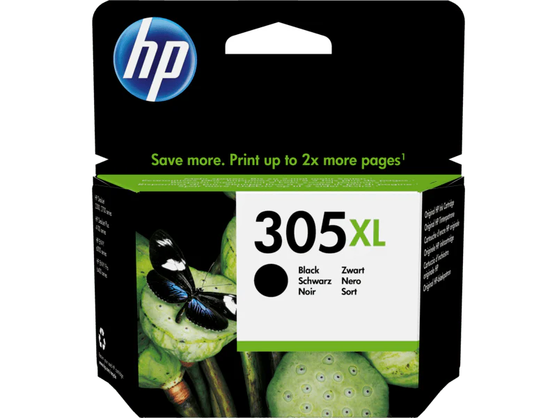 HP 305XL HIGH YIELD BLACK ORIGINAL INK CARTRIDGE