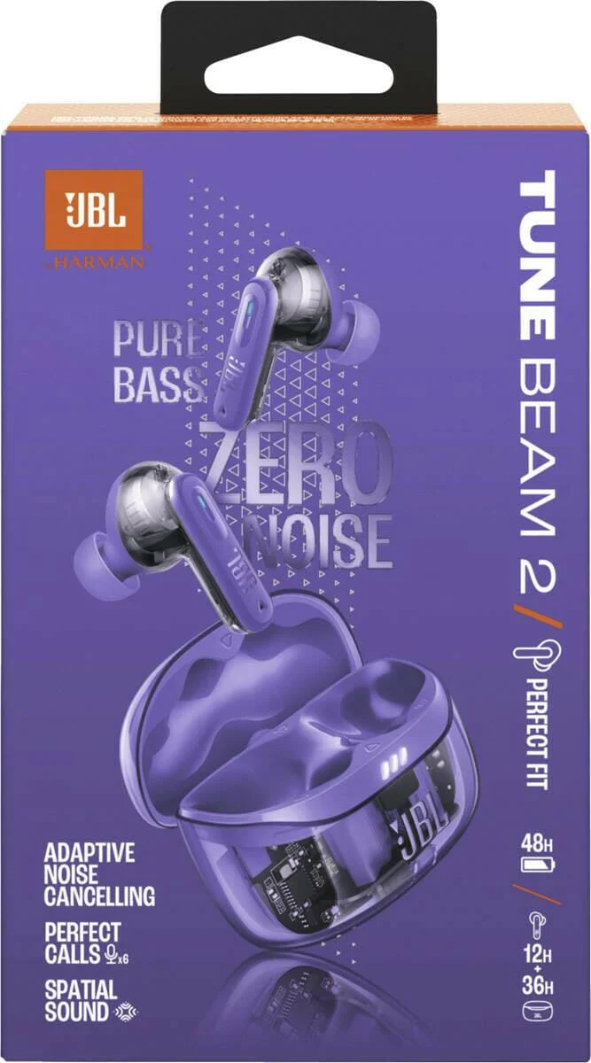 JBL Tune Beam 2 ghost paars - Image 2