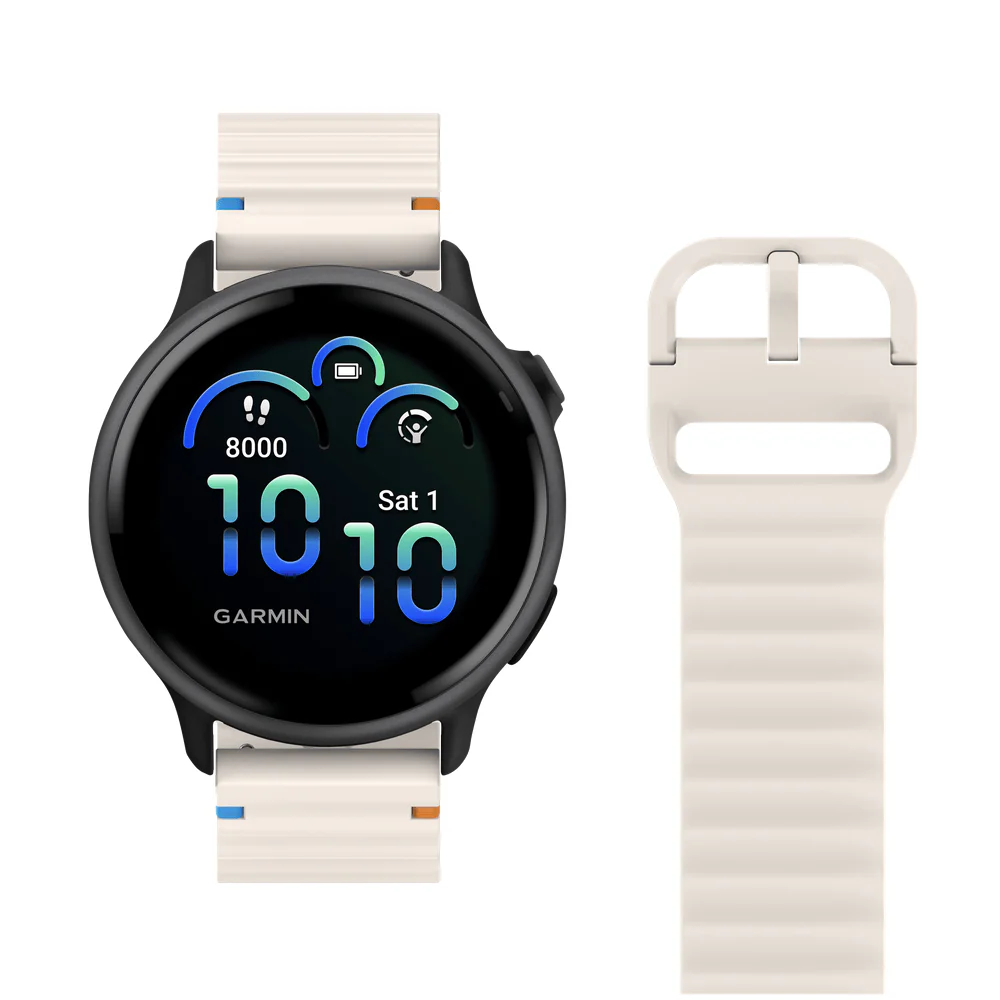 Just in Case ActiveFlex Strap Garmin Vivoactive 5/6 Ivory