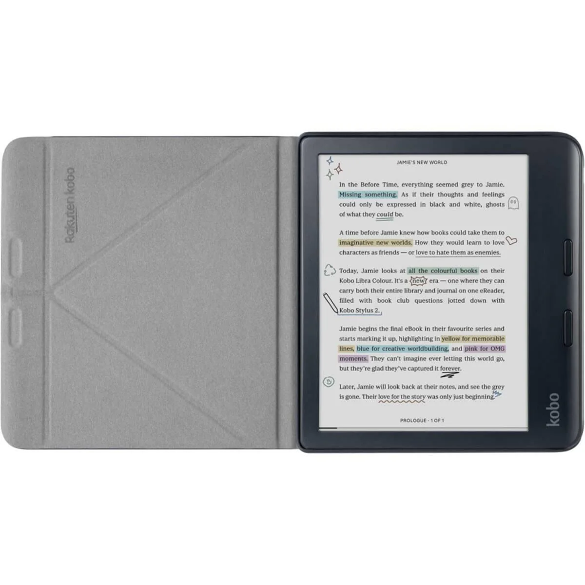 Kobo Libra Colour SleepCover Case zwart - Image 2