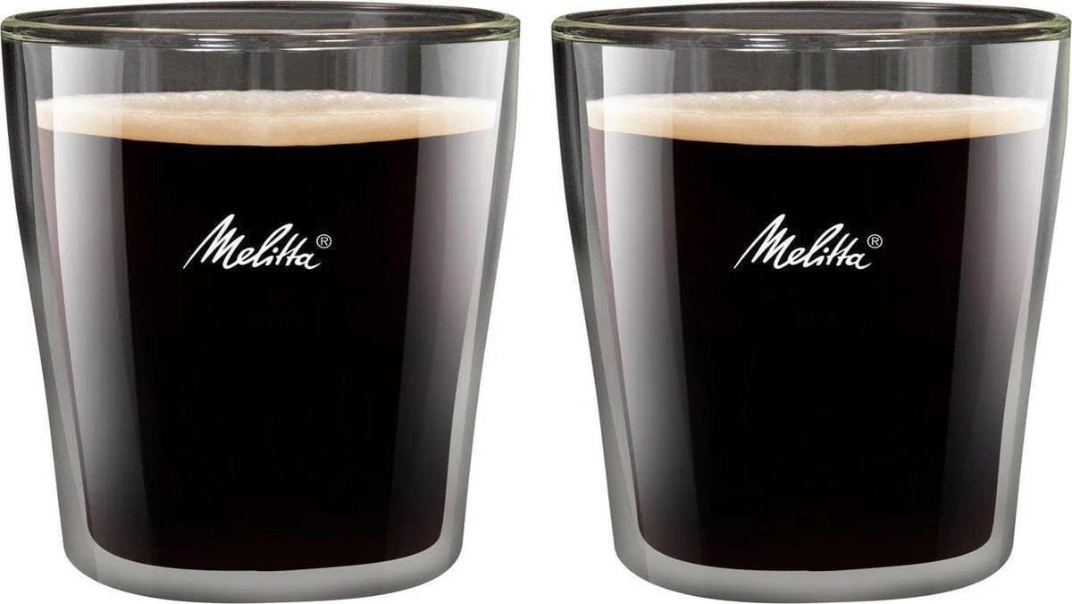 Melitta Dubbelwandig Espresso Glas (2 stuks)