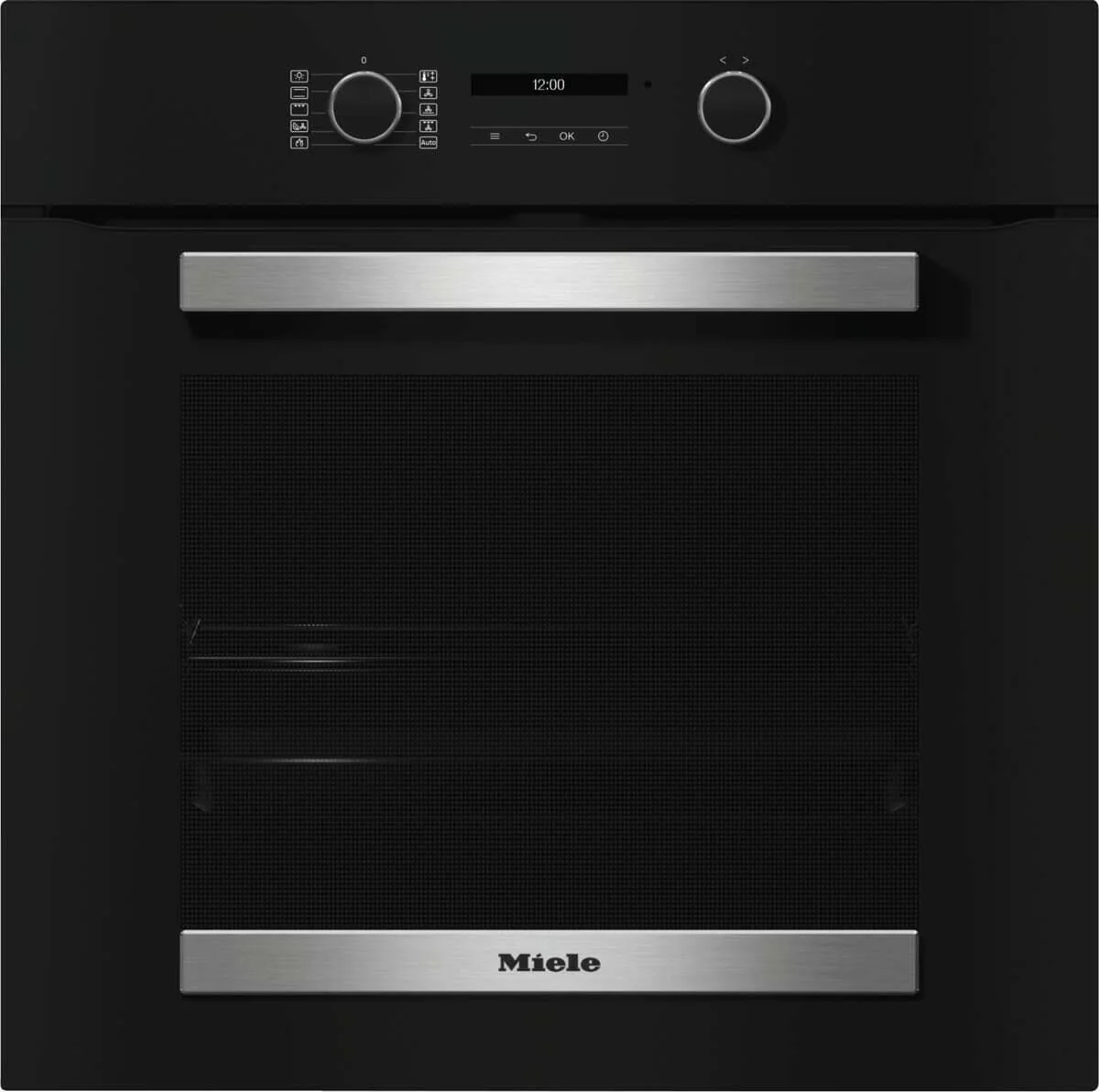 Miele H 2465 B obsidiaanzwart-rvs look