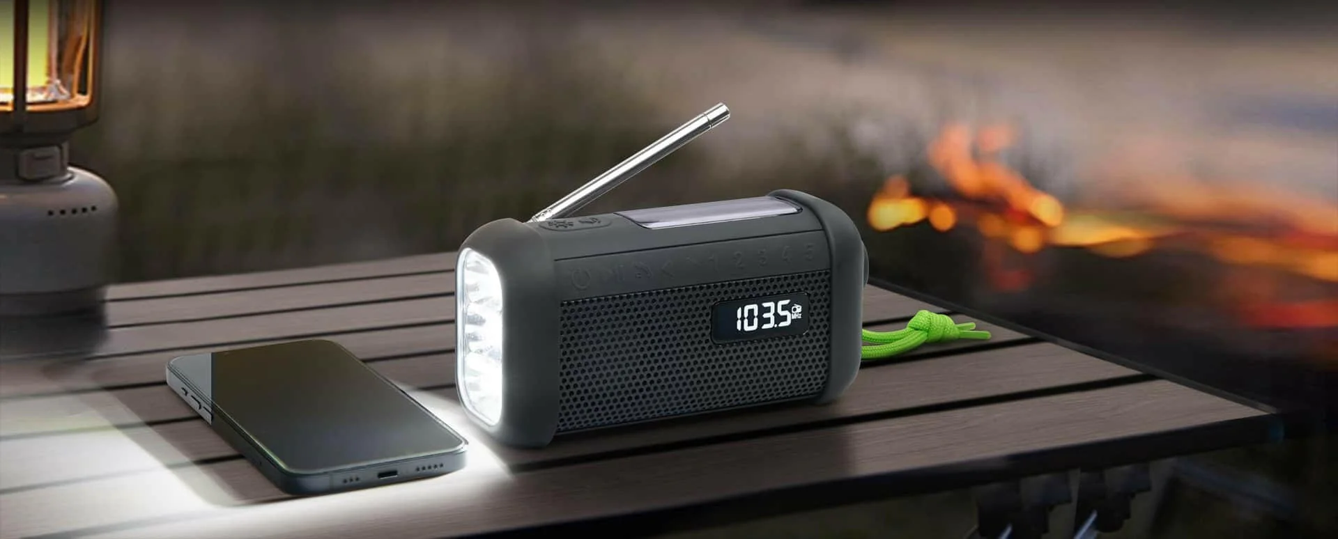 Muse MH-08 MB Noodradio op zonne-energie - Image 3