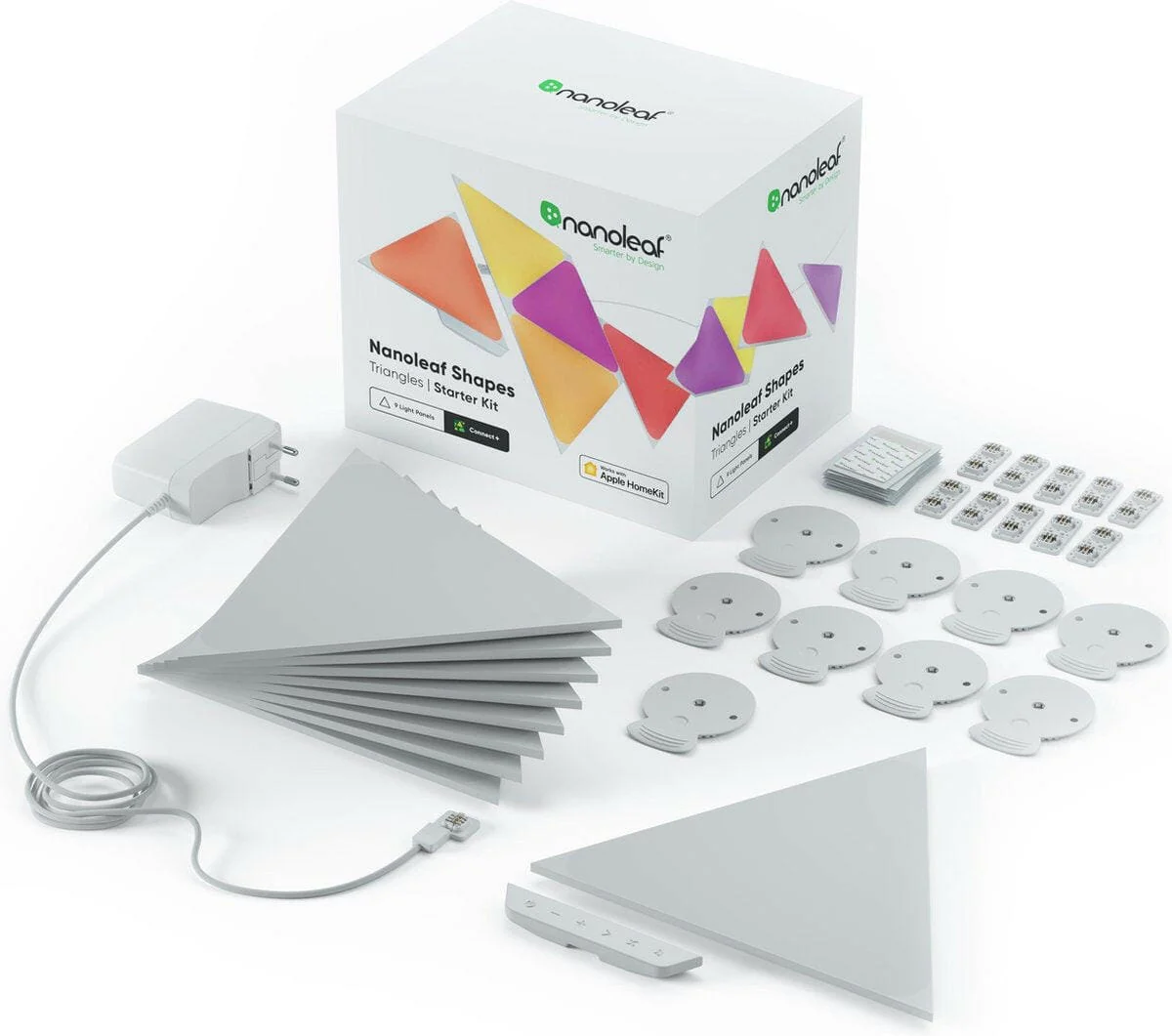 Nanoleaf Shapes Triangles Starter Kit 9PK - Image 2