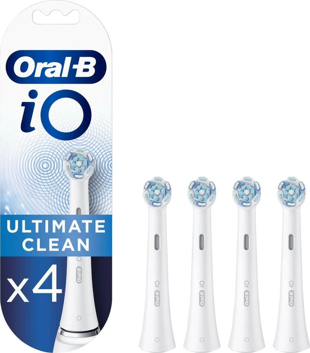 ORAL-B AUFSTECKBÜRSTEN IO ULTIMATIVE REINIGUNG 4ER, WEISS