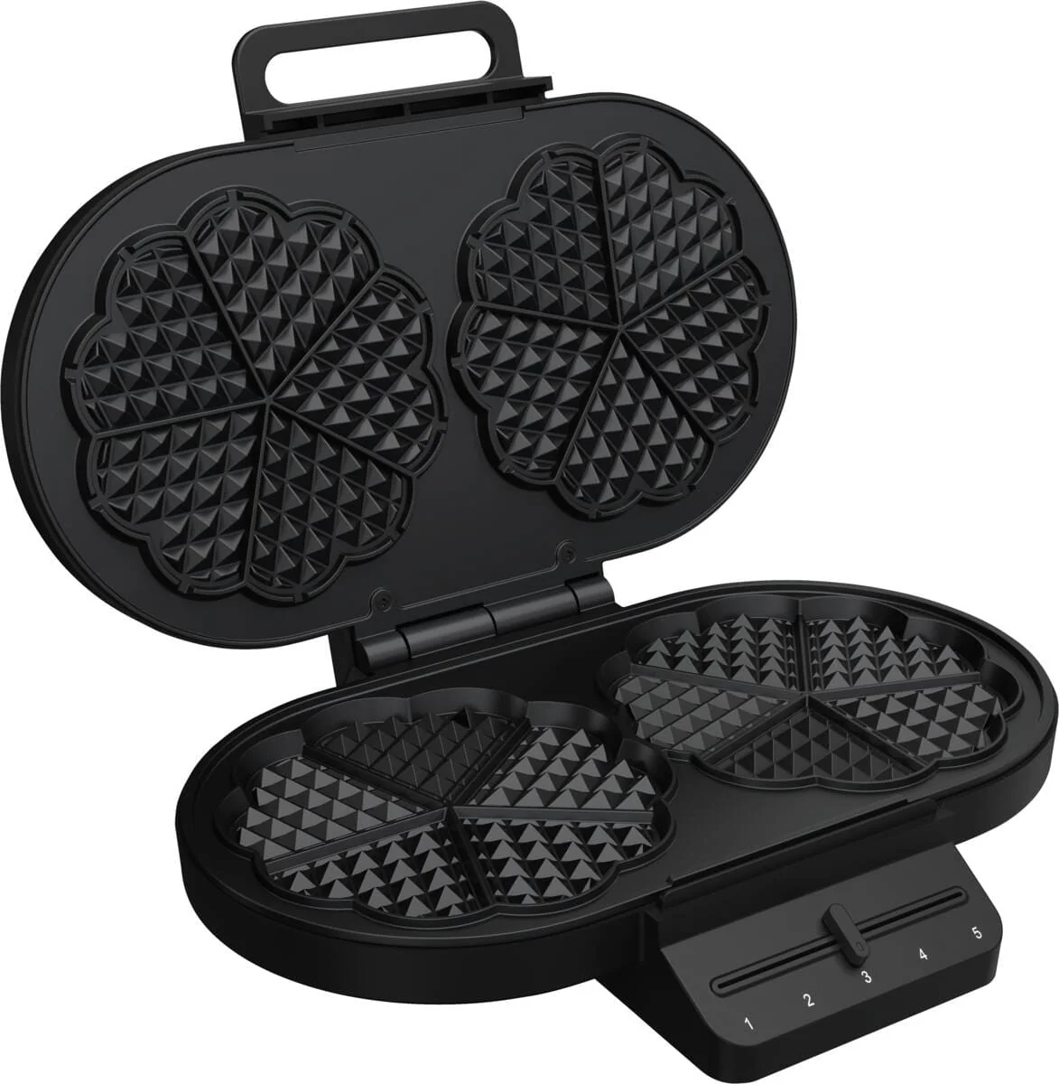 Princess Wafelijzer Hartvormig -10 Wafels - 1200W