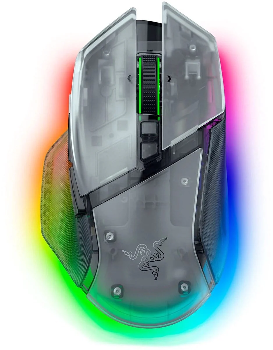 Razer Basilisk V3 Pro 35K Draadloze Mouse Phantom White