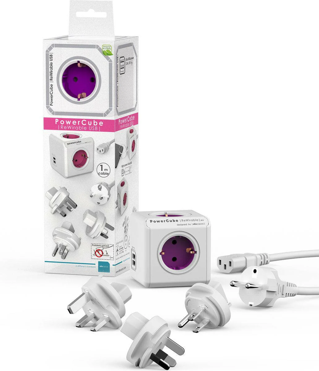 REWIRABLE USB 3XPLUGS 1M PAARS - Image 4