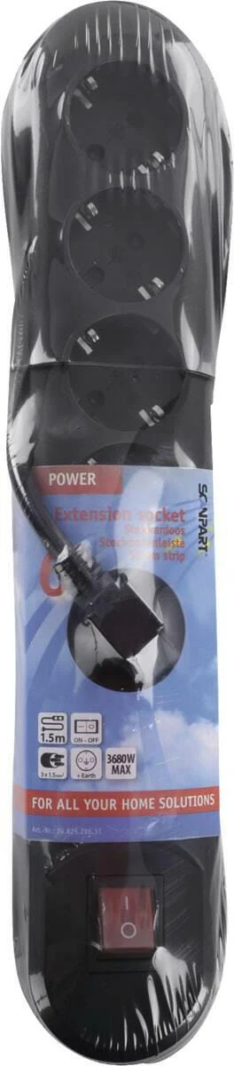 Scanpart 2482522631 TCD 6-v+ra+schak+1.5m(3x1,5) zwart - Image 3