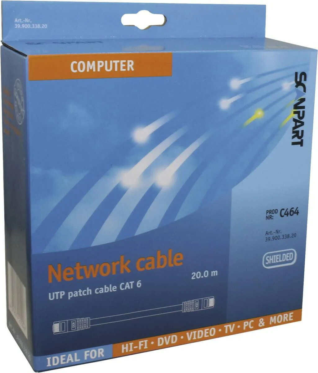 Scanpart Netwerkkabel UTP CAT6 20meter - Image 2