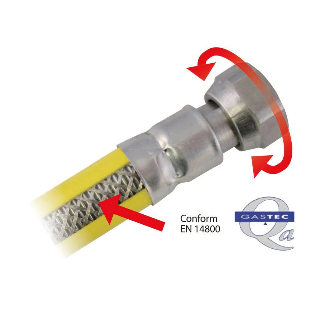 Scanpart GAS AANSL.SET RVS-FLEX 75CM - Image 2