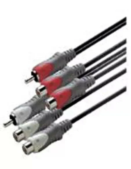 Scanpart Audio Tulp Male 2Tulp Female Adapterkabel 20cm - Image 5