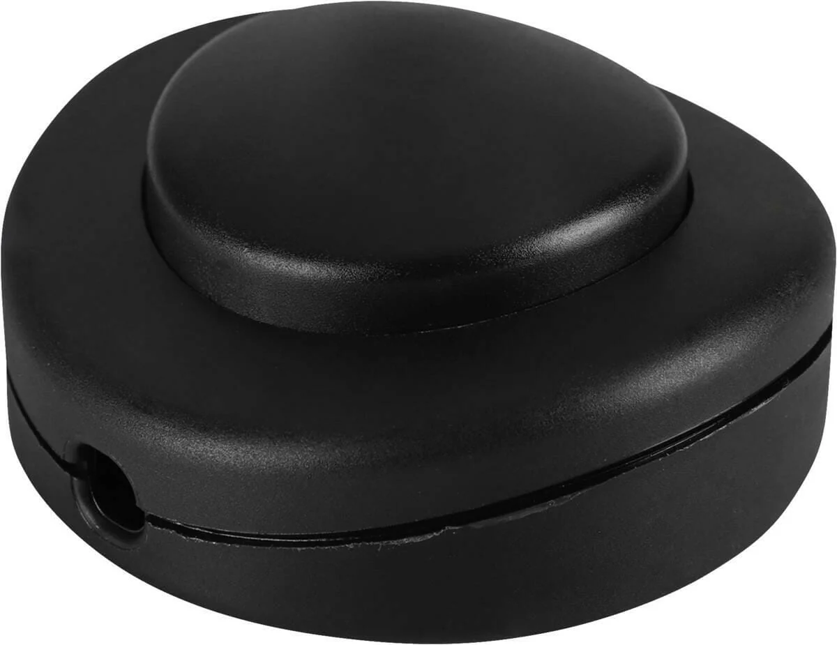 Scanpart VLOERSCHAKELAAR ZWART 1P 2AMP zwart