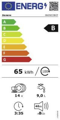 Siemens SN25ZC06CF geborsteld staal - Image 6