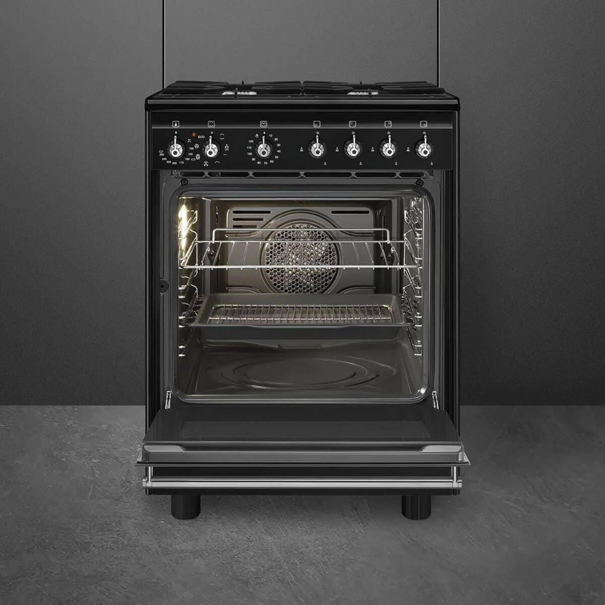 Smeg CX61GMBLNLK zwart - Image 3
