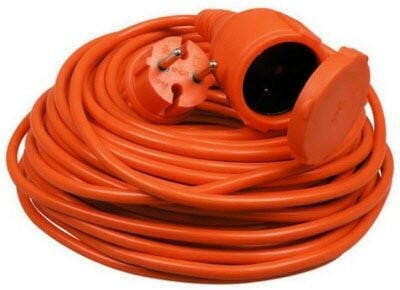 Snoer 2x1mm2 2300W 10A zwart 20M H05VV-F