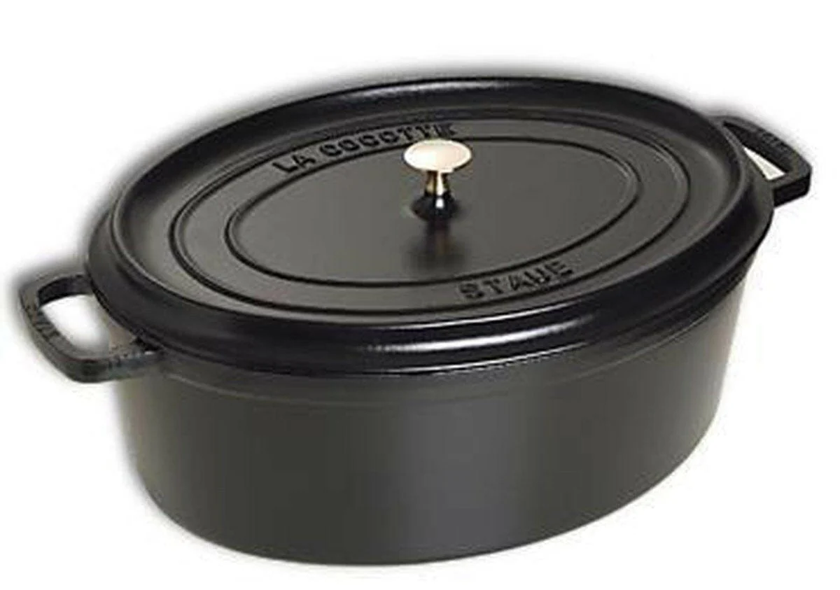 Staub Cocotte 33cm / 6,75L Ovaal Zwart - Image 3