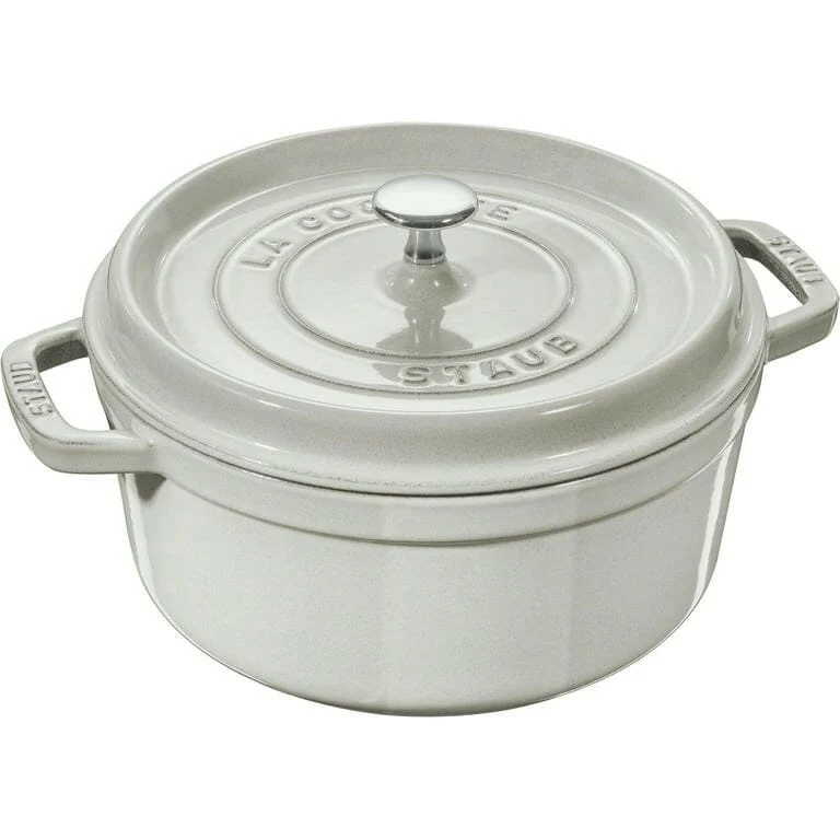 Staub Cocotte 26cm / 5,25L Rond White Truffle - Image 4