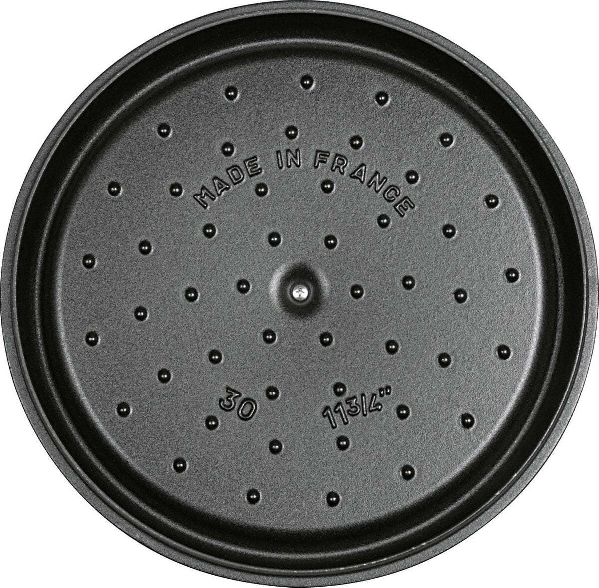 Staub Cocotte 30cm / 8,4L Rond Zwart - Image 5