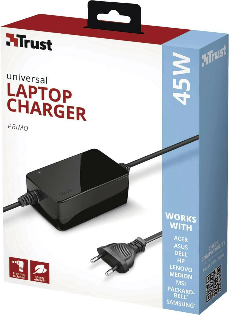 Trust Primo 45W Laptop Charger zwart - Image 2