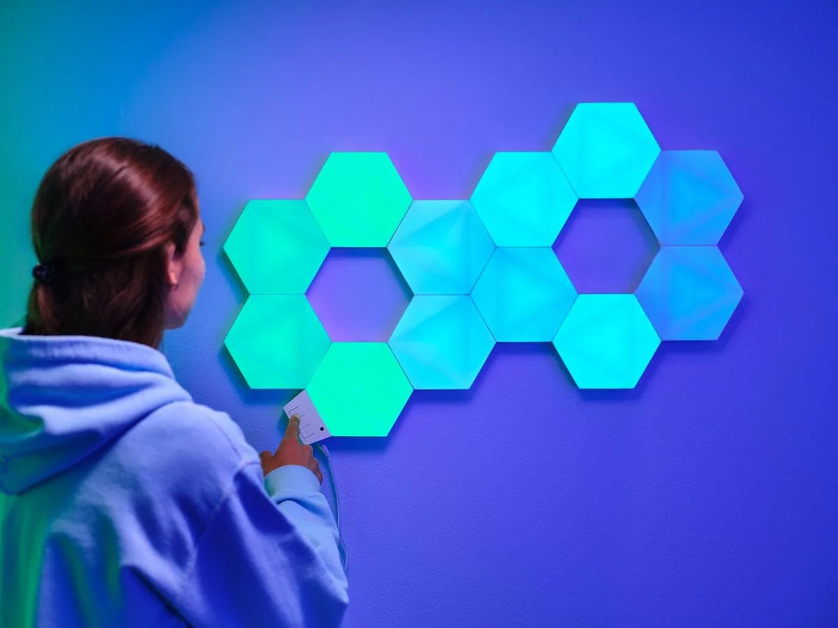 Trust GXT903 VYBZ Led Hexagon Panels 3-Pack Uitbreiding - Image 4