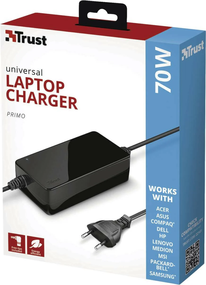 Trust Primo 70W Laptop Charger zwart - Image 2