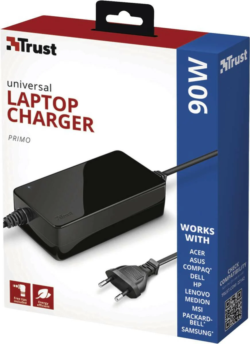 Trust Primo 90W Laptop Charger zwart - Image 2