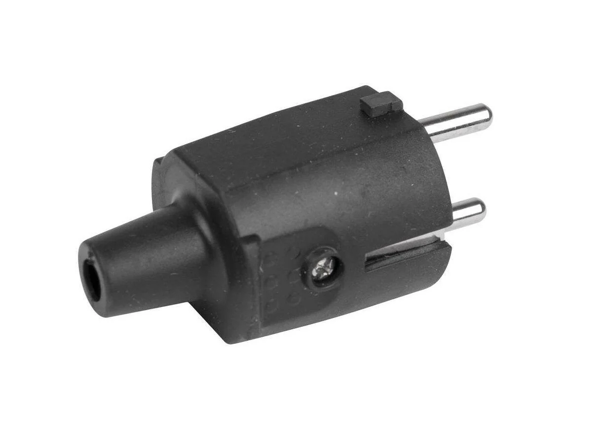 UNIVERSEEL STEKKER PVC + RA ZWART STEKKER - Image 3