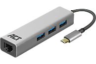 ACT AC7055 USB-C Hub 3.0 3x USB-A + LAN - Image 3