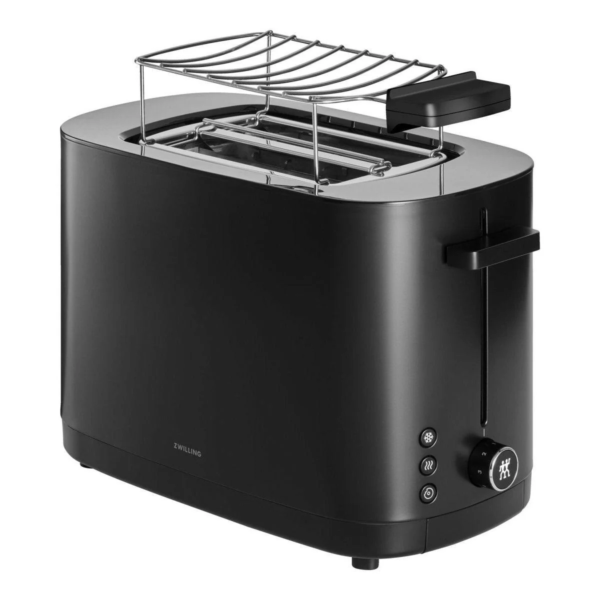Zwilling Enfinigy Broodrooster met bun warmer 2/2 zwart